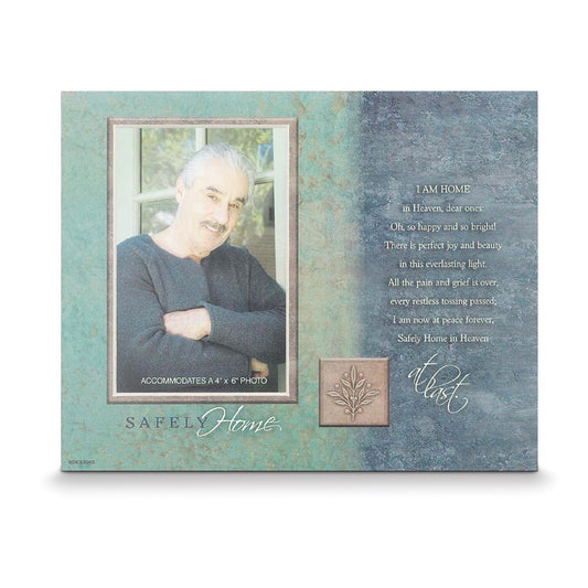 Keepsake Bereavement Safely Home Poetry Photo Mat