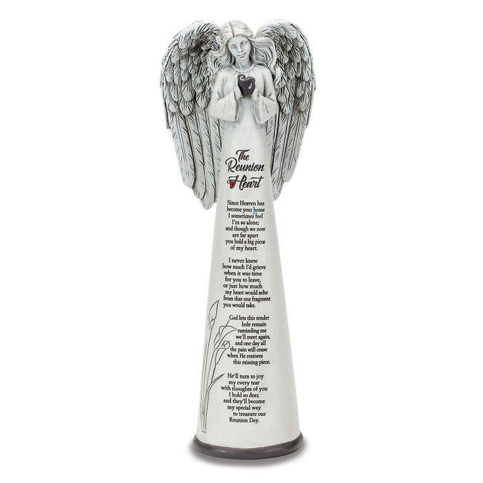 Keepsake Bereavement Resin Reunion Heart Angel Figurine