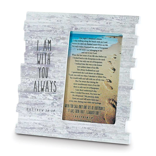 Occasion Gallery Footprints in the Sand 4x6 Photo Picture Frame
