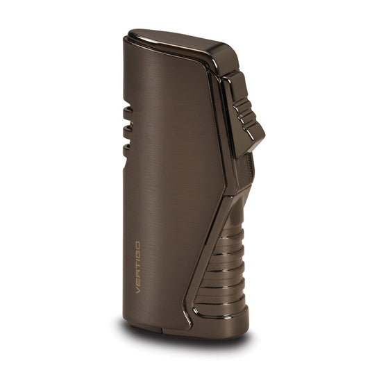 Atlas Triple Flame Lighter w/Fold-out Punch - Gun