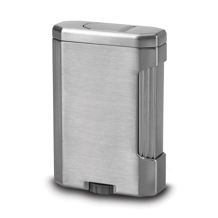 Intrigue Triple Flame Table Lighter - Chrome