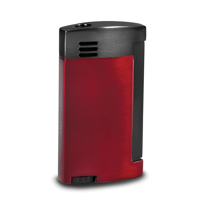 Amigo Single Flame Lighter w/Side Squeeze Ignition - Red