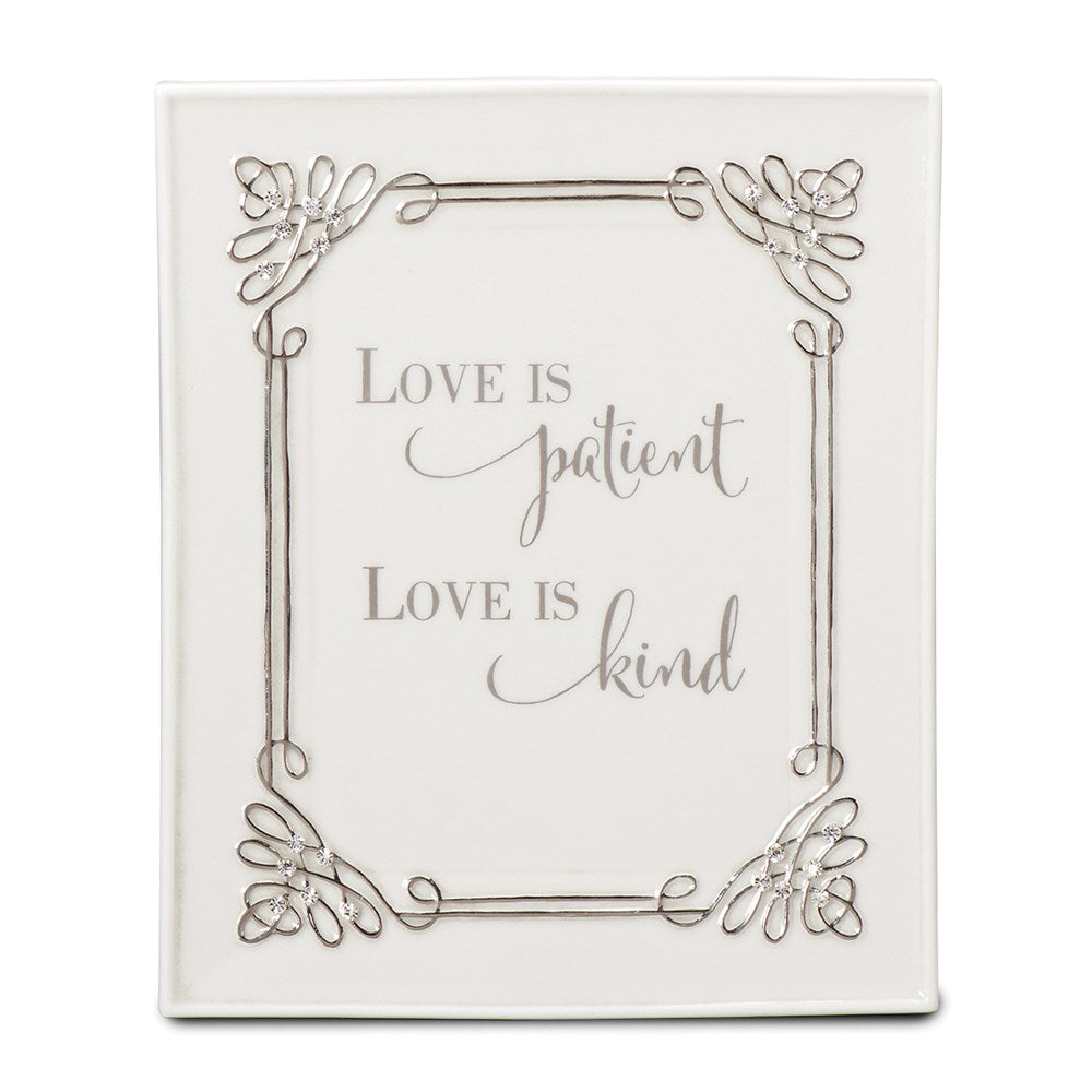 Porcelain Wedding Wall Plaque