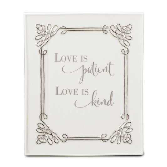 Porcelain Wedding Wall Plaque