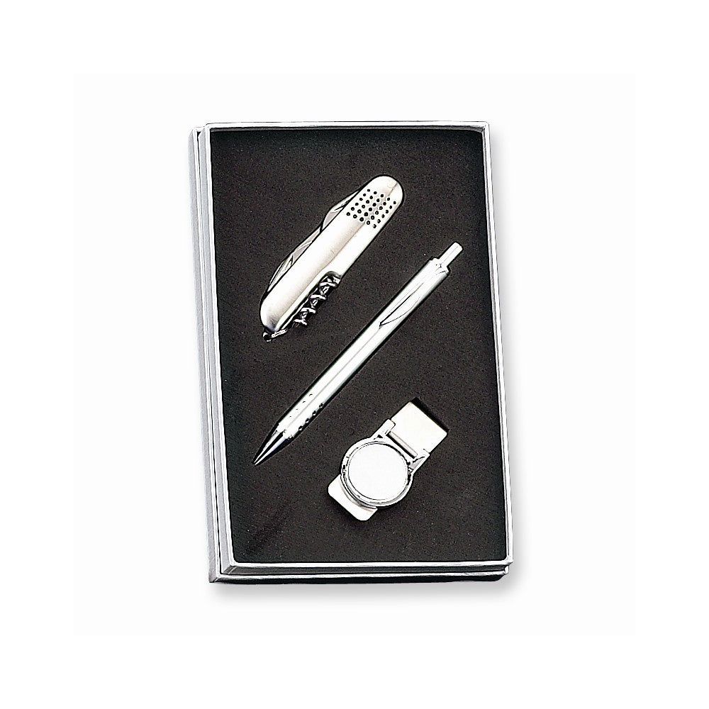 Pen, Knife and Money Clip Set