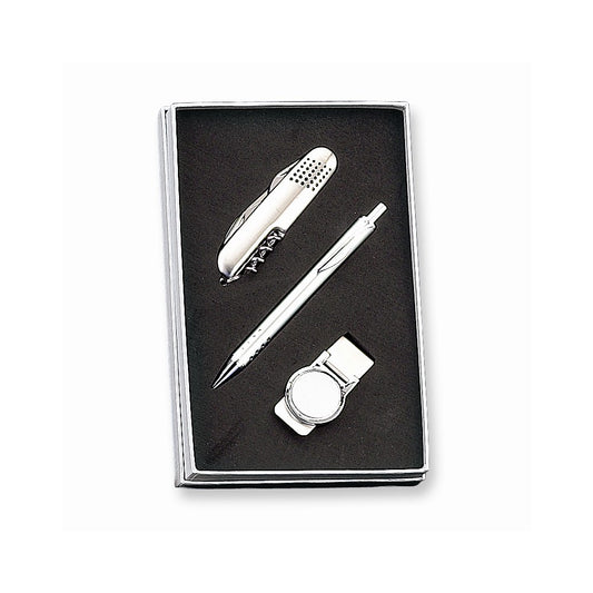 Pen, Knife and Money Clip Set