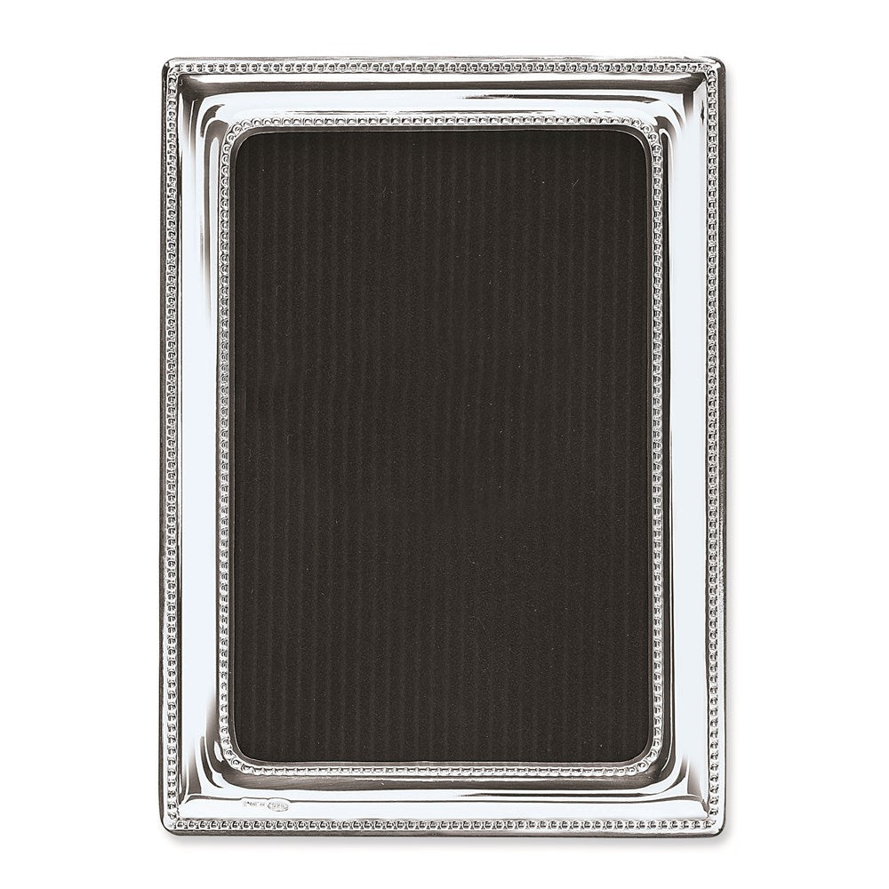 Occasion Gallery Wedding Keepsake Gifts, 925 925 Sterling Silver Beaded 7.5x9.5 Photo Picture Frame