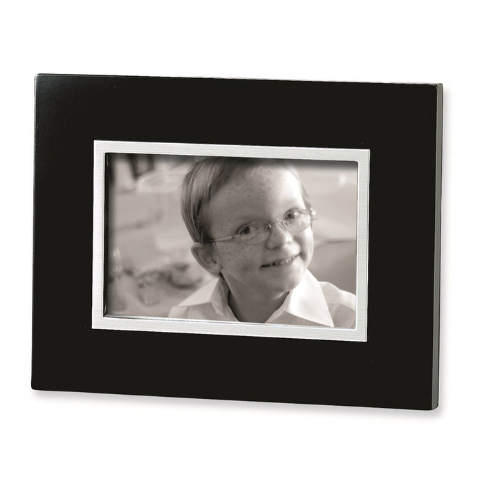Occasion Gallery Wood with Silver-tone Trim 4x6 Photo Picture Frame