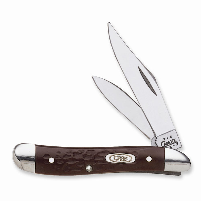 Case Synthetic Brown Peanut Pocket Knife