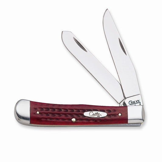 Case Pocket Worn Old Red Trapper Pocket Knife