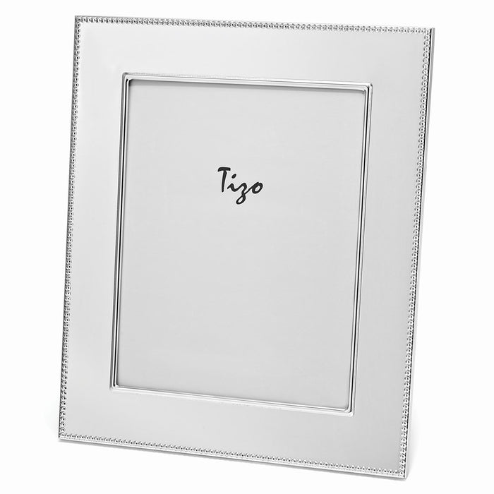Occasion Gallery Wedding Keepsake Gifts, Silver-plated Wide Beaded Edge 5x7 Photo Picture Frame