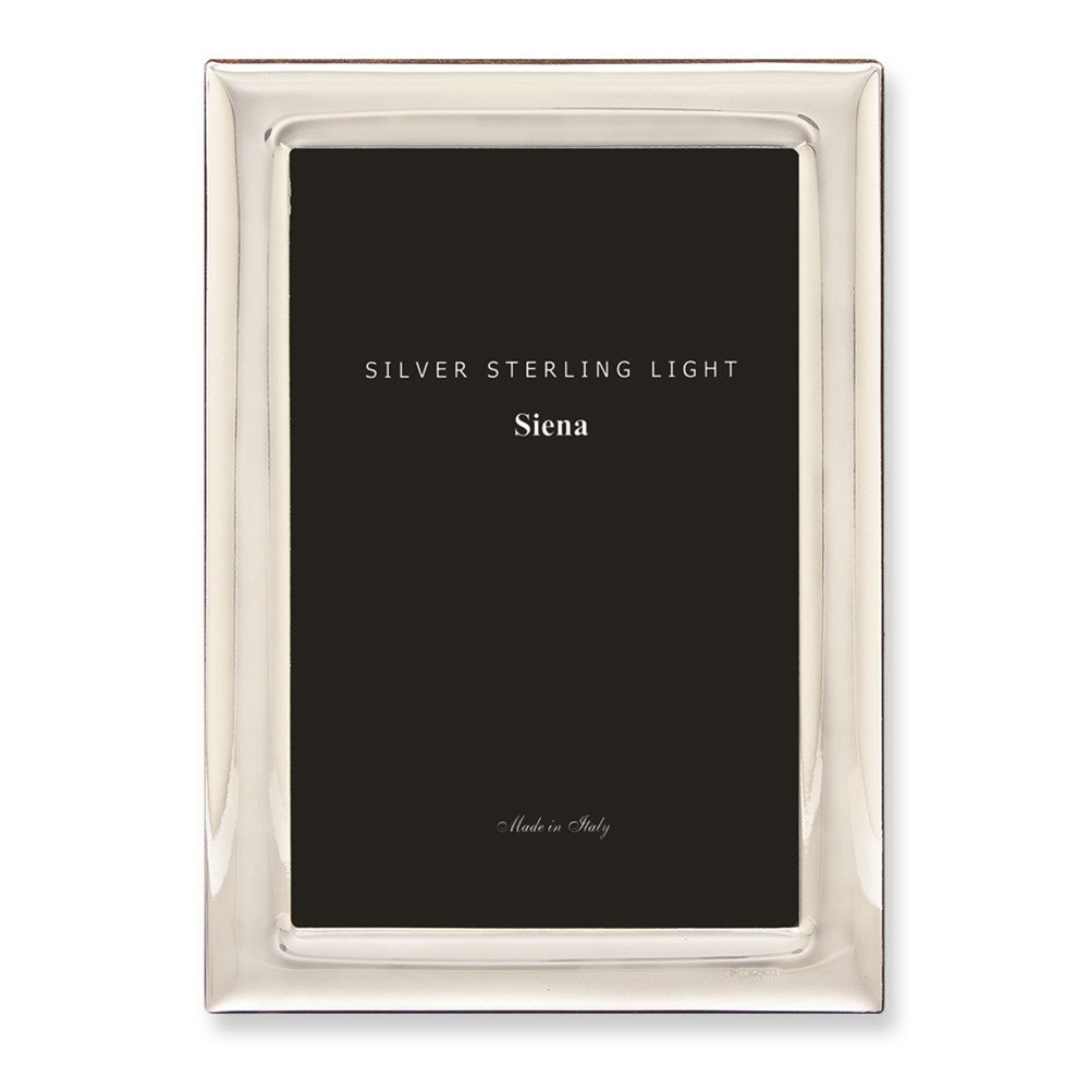 Occasion Gallery Wedding Keepsake Gifts, Bilaminate 925 Sterling Silver Plain 5x7 Photo Picture Frame