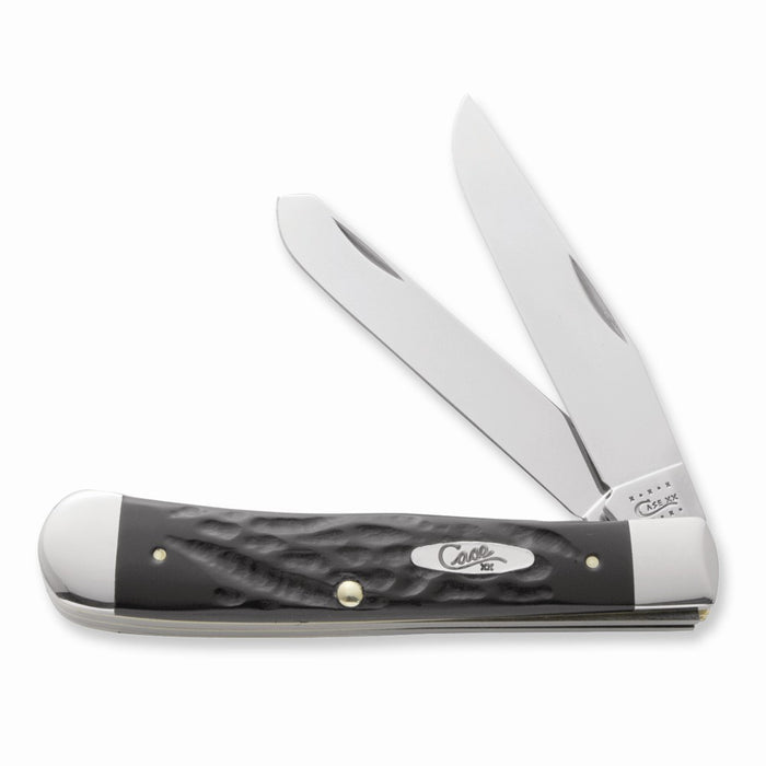 Case Rough Black Synthetic Trapper Knife