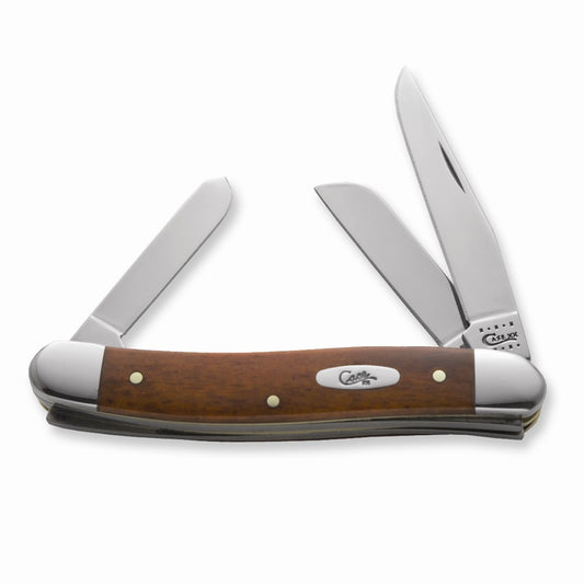 Case Smooth Chestnut Bone Medium Stockman Knife