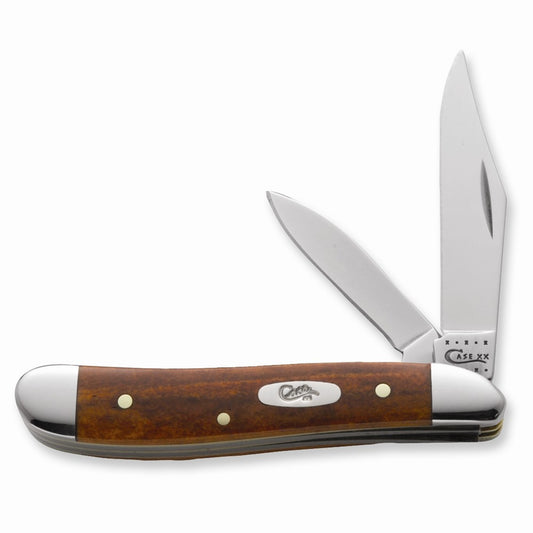 Case Smooth Chestnut Bone Peanut Knife