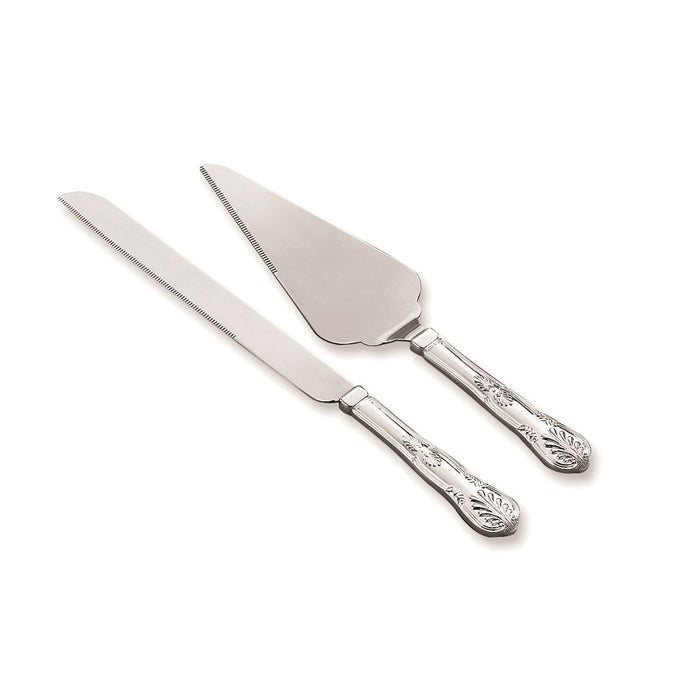 Silver-plated with Stainless Steel Blades Server Set