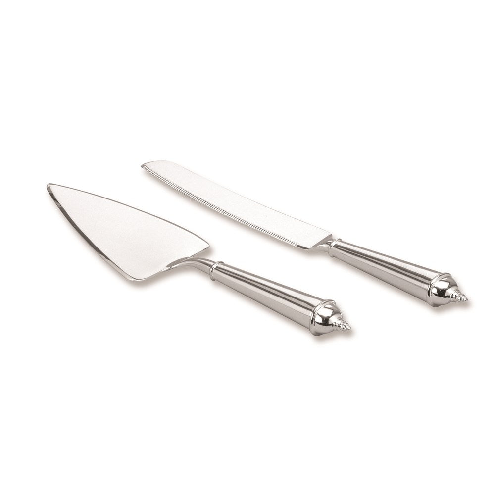 Silver-plated Knife and Cake Server Set