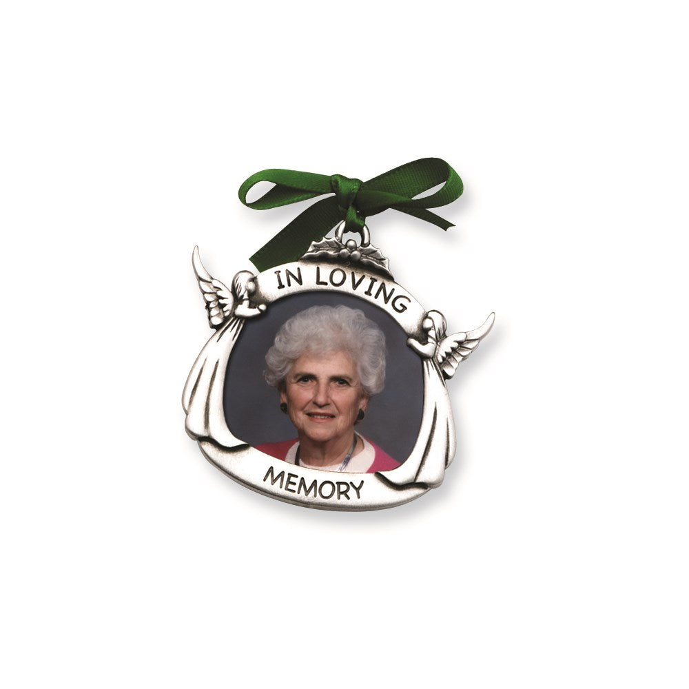 Keepsake Bereavement In Loving Memory Pewter Memorial 1.5x1.75 Photo Frame Ornament