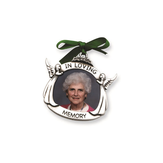 Keepsake Bereavement In Loving Memory Pewter Memorial 1.5x1.75 Photo Frame Ornament