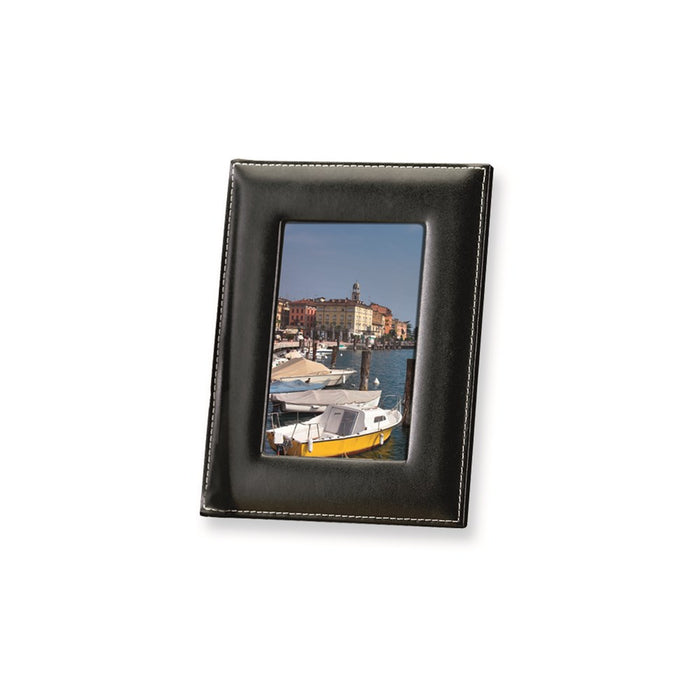 Occasion Gallery Wedding Keepsake Gifts, Black Leather 8x10 Photo Picture Frame