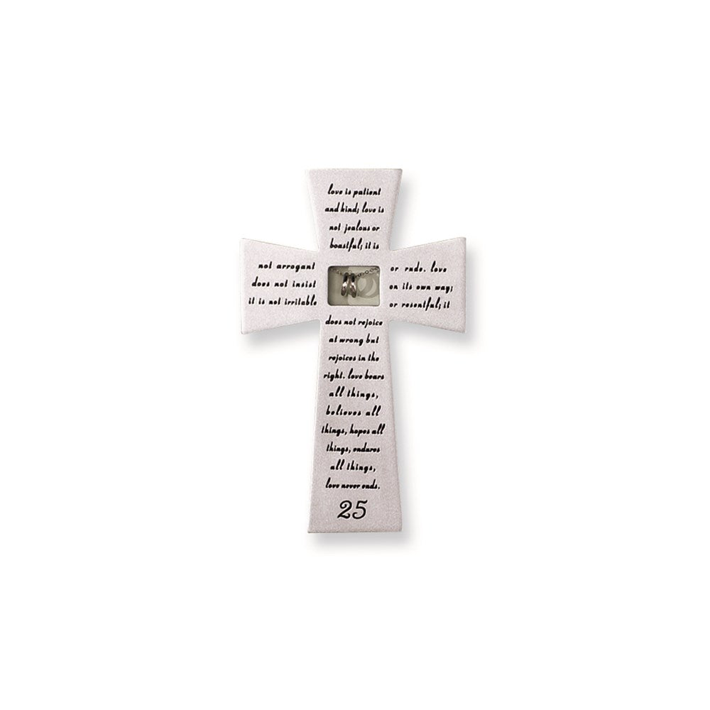 25th Anniversary Wall Cross