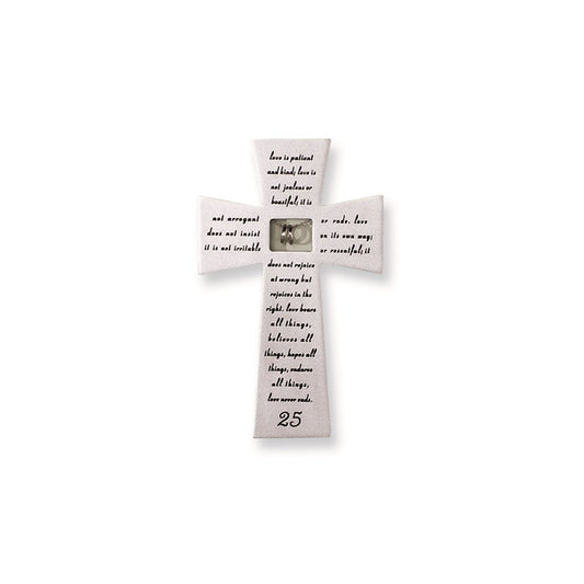 25th Anniversary Wall Cross