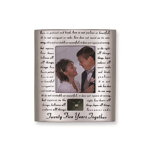25th Anniversary 3x3.5 Photo Frame