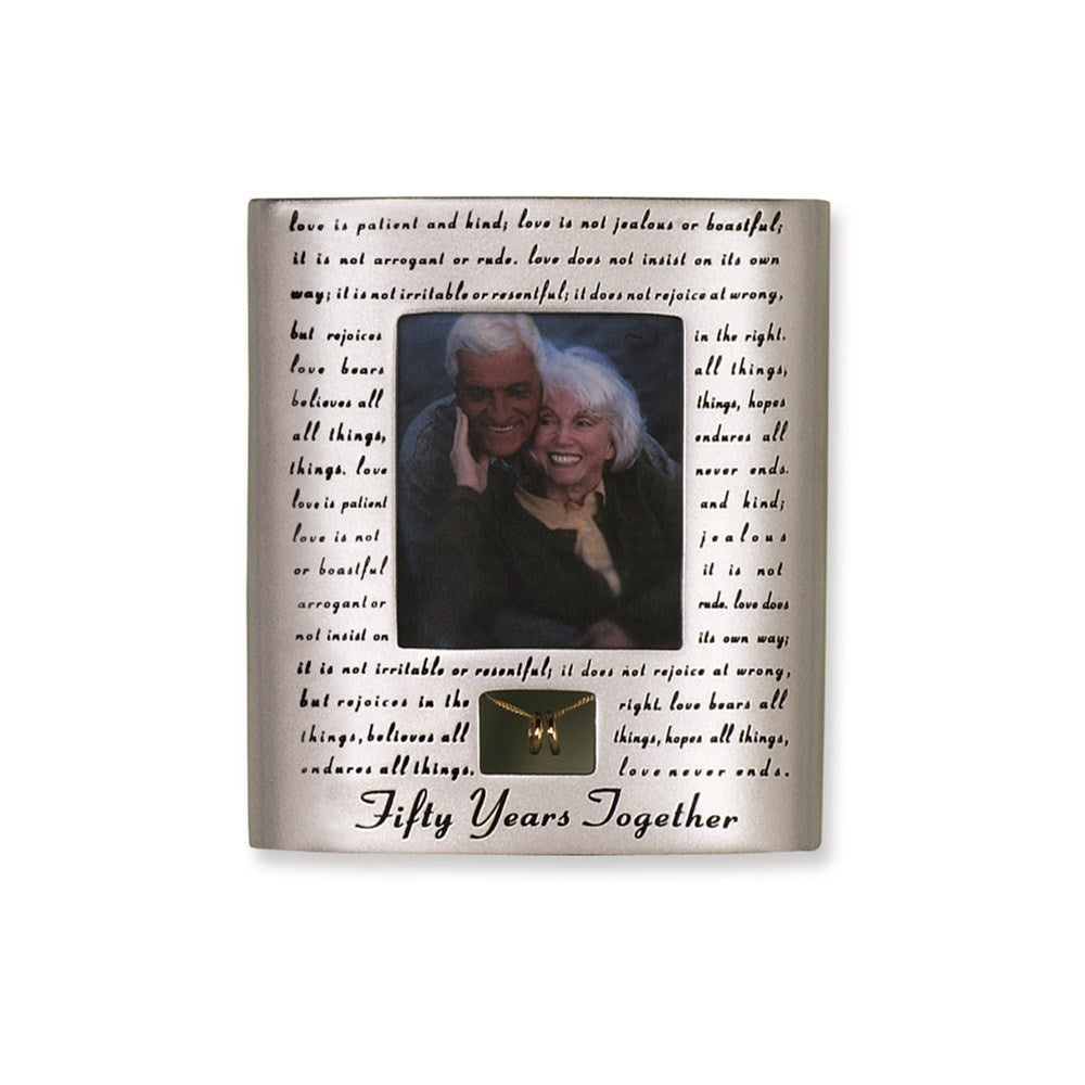 50th Anniversary 3x3.5 Photo Frame