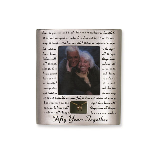 50th Anniversary 3x3.5 Photo Frame