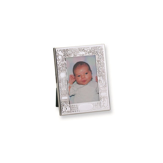 Occasion Gallery Baby Keepsake Gifts:  Pewter 4x6 Birth Record Photo Picture Frame