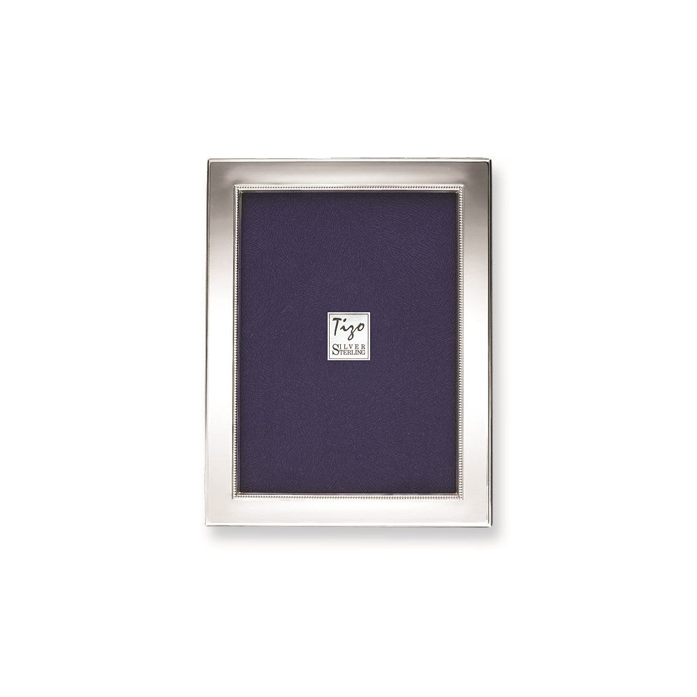 Occasion Gallery Wedding Keepsake Gifts, 925 925 Sterling Silver Beaded 4x6 Photo Picture Frame