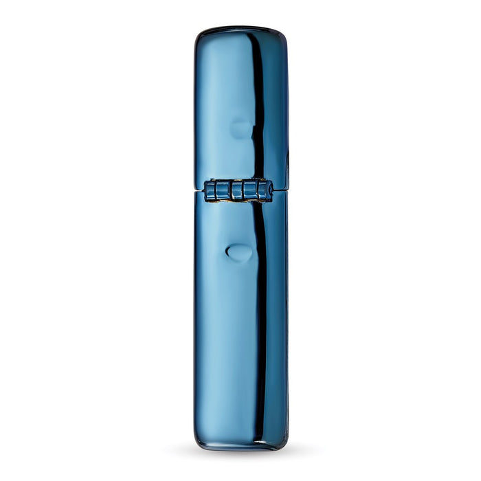 Zippo High Polish Blue Laser Engrave/Fancy Fill Eagle Lighter