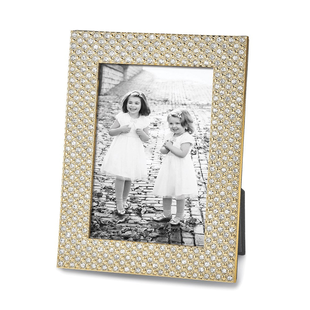 Occasion Gallery Brass-plated Crystal Embellished 4x6 Photo Picture Frame