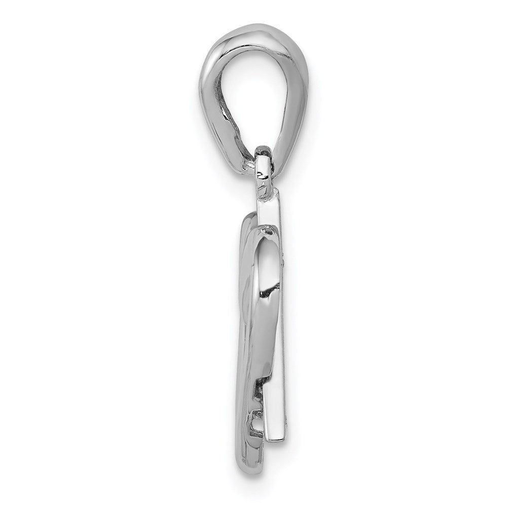 Million Charms 14K White Gold Themed Pendant