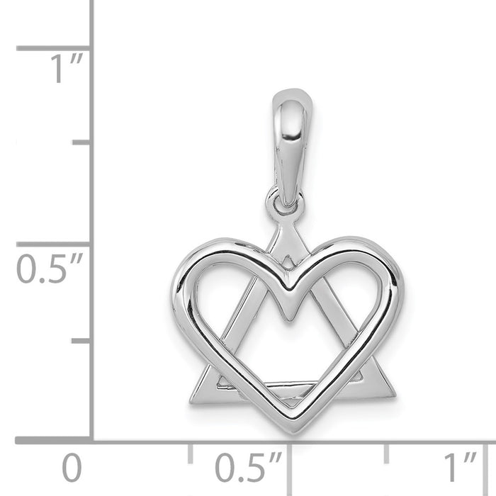 Million Charms 14K White Gold Themed Pendant