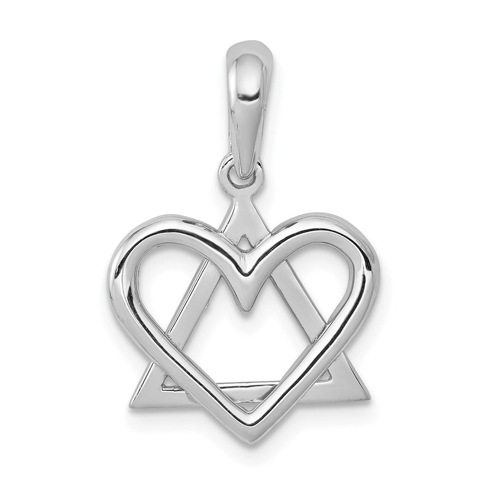 Million Charms 14K White Gold Themed Pendant