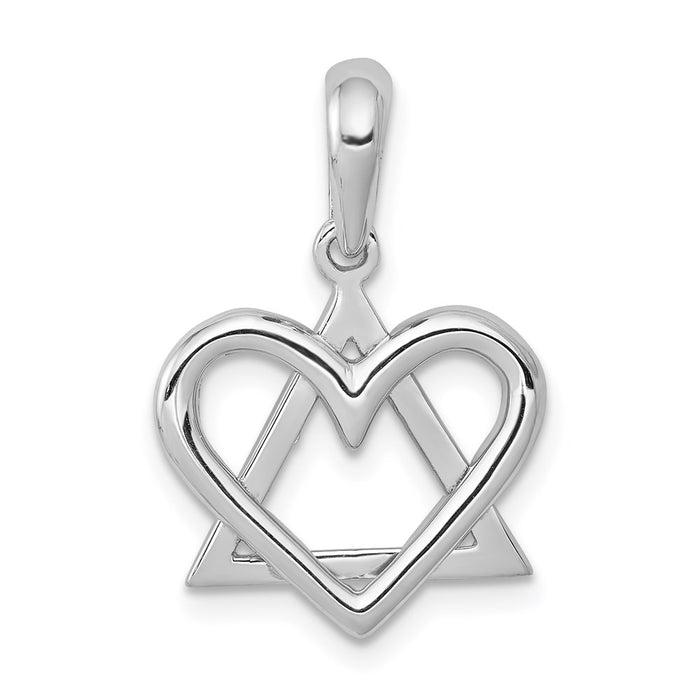 Million Charms 14K White Gold Themed Pendant