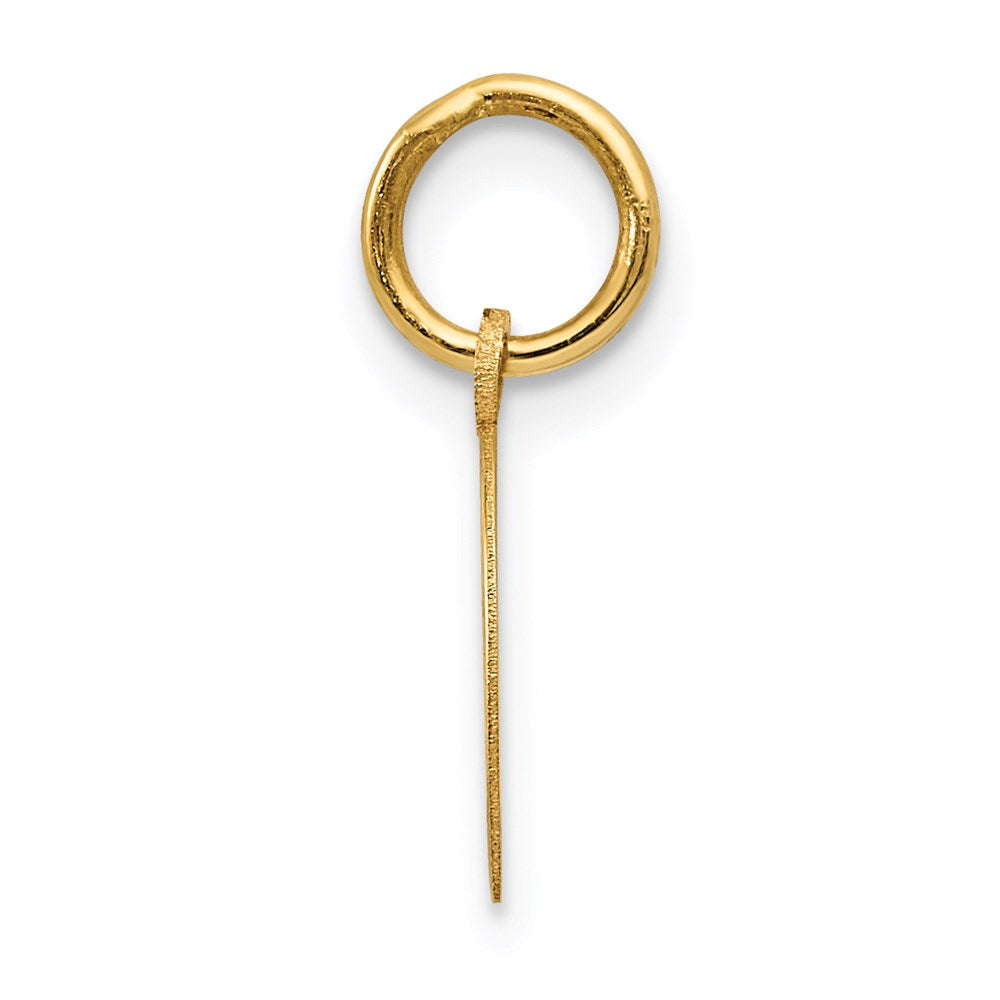 Million Charms 14K Yellow Gold Themed Horseshoe Charm