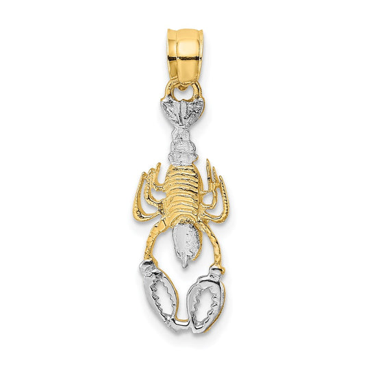Million Charms 14K & Rhodium-plated Lobster Charm
