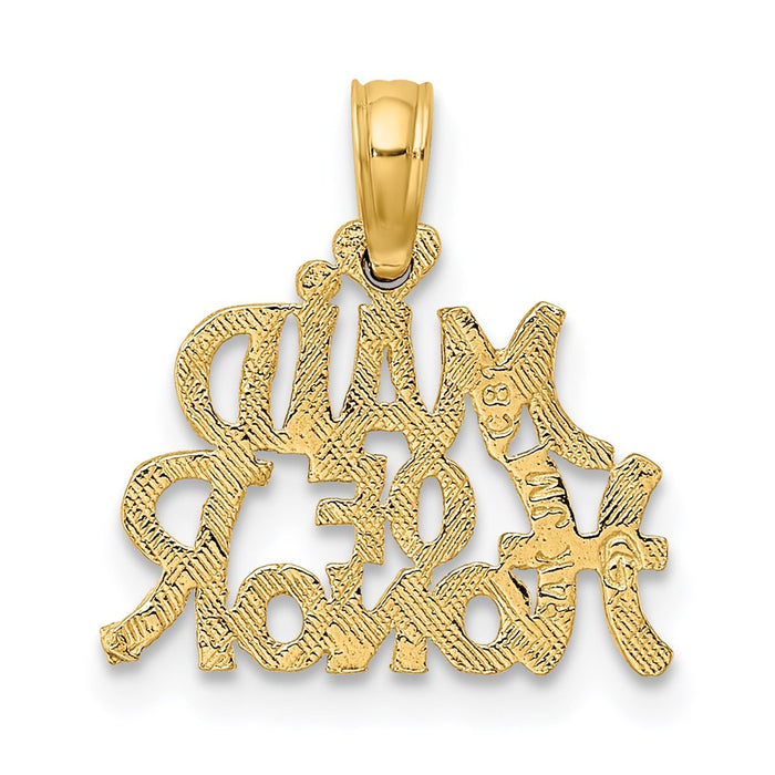 Million Charms 14K Yellow Gold Themed Maid Of Honor Charm