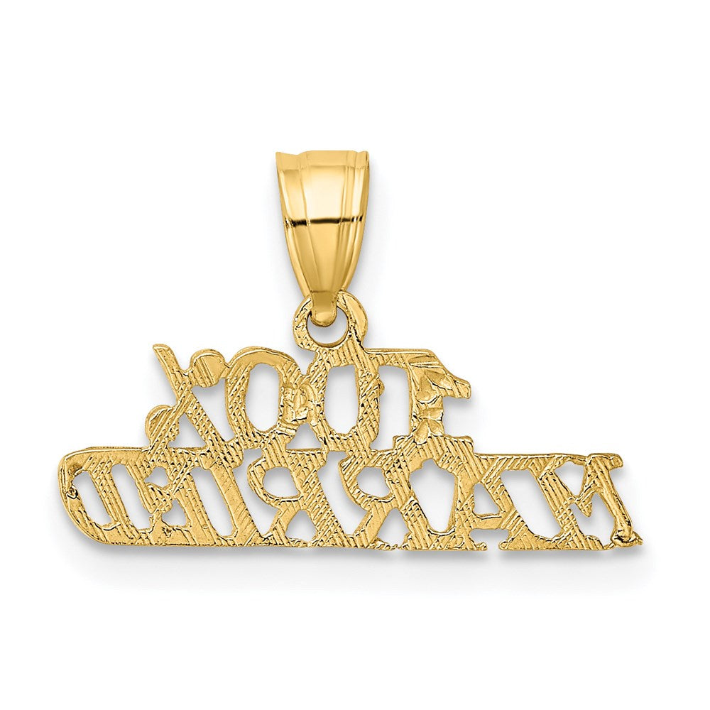 Million Charms 14K Yellow Gold Themed 100% Married Charm