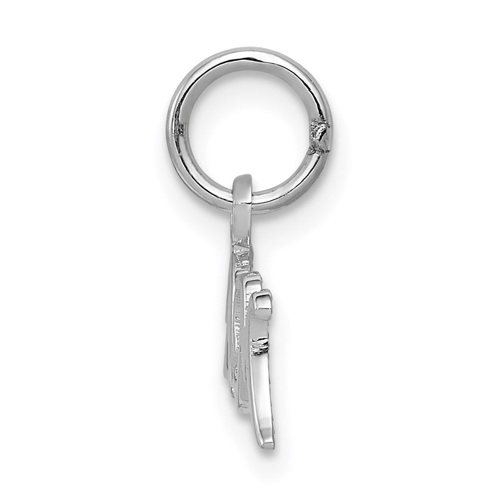 Million Charms 14K White Gold Themed Mom Charm