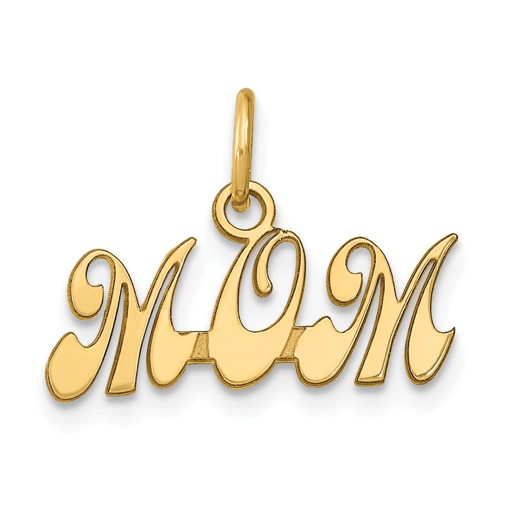 Million Charms 14K Yellow Gold Themed Mom Charm