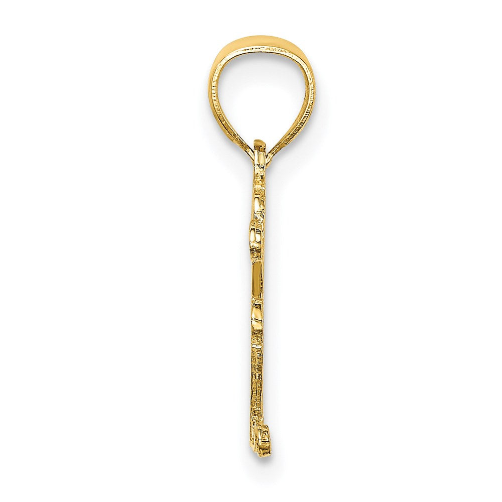 Million Charms 14K Yellow Gold Themed Best Mom Charm