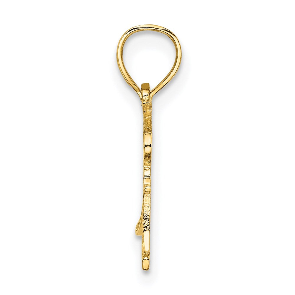 Million Charms 14K Yellow Gold Themed Super Mom Charm