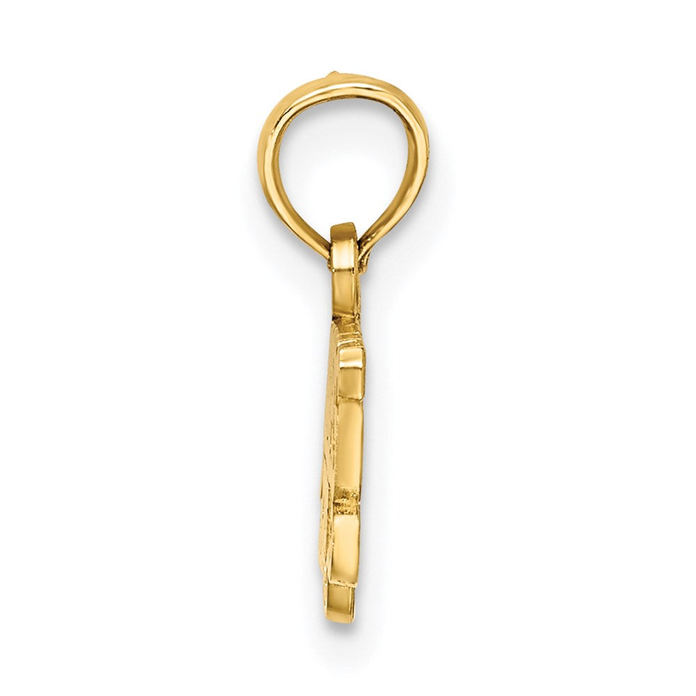 Million Charms 14K Yellow Gold Themed Grandpa'S Girl Charm
