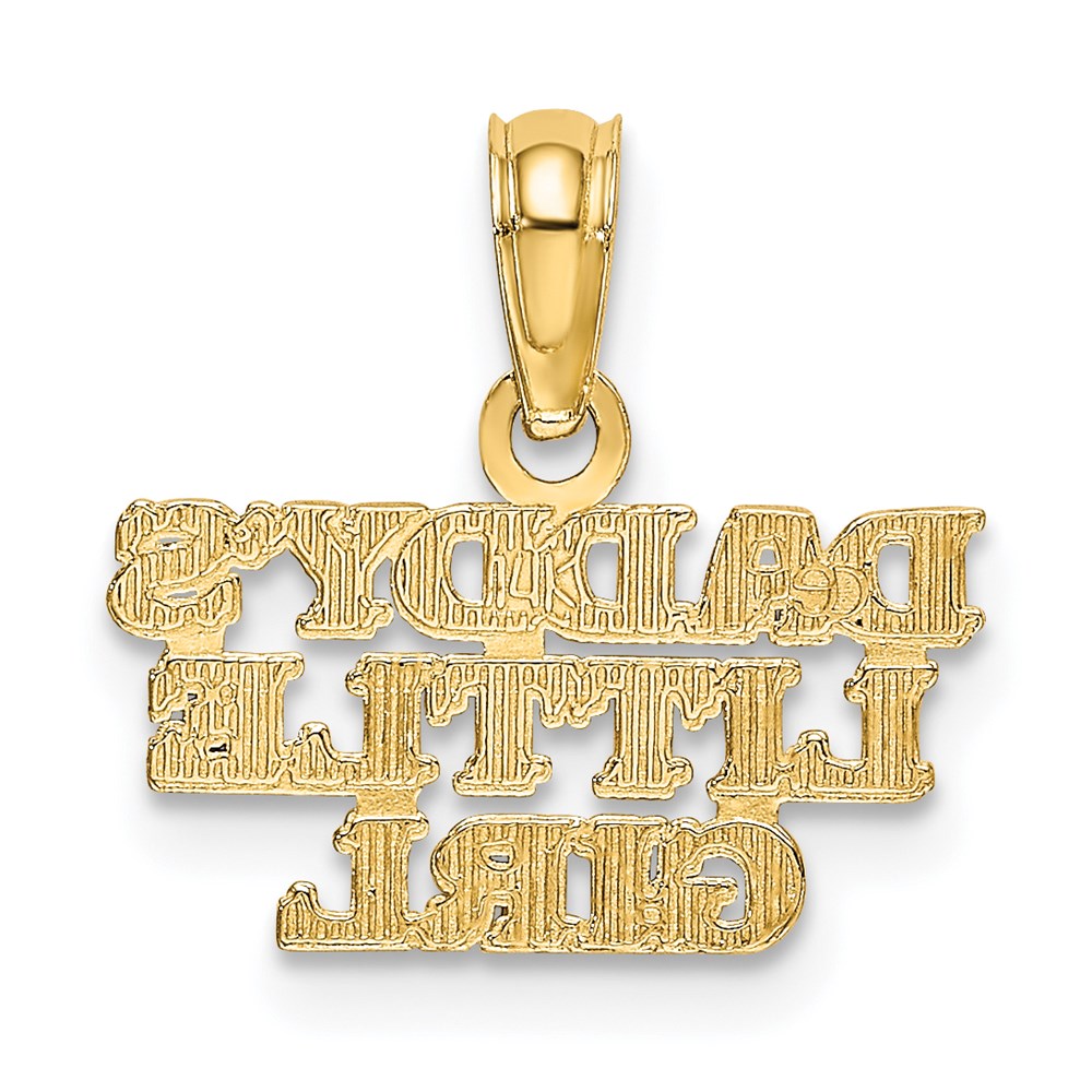 Million Charms 14K Yellow Gold Themed Daddy'S Little Girl Charm