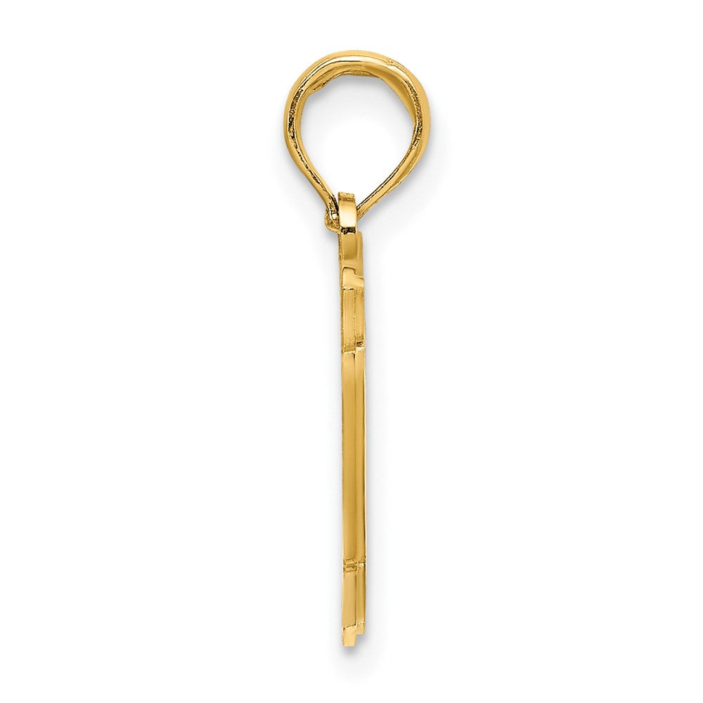 Million Charms 14K Yellow Gold Themed Nantucket Map Charm