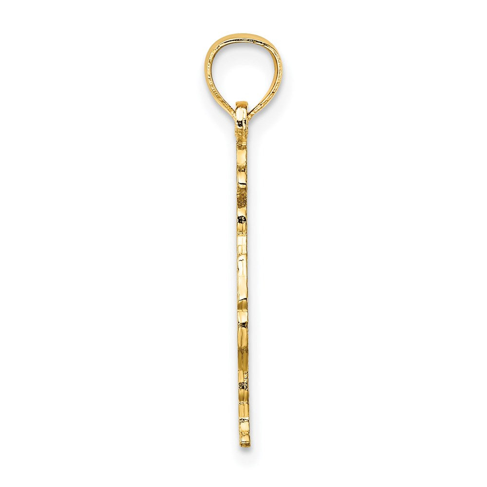 Million Charms 14K Yellow Gold Themed Fireman With Hose Charm