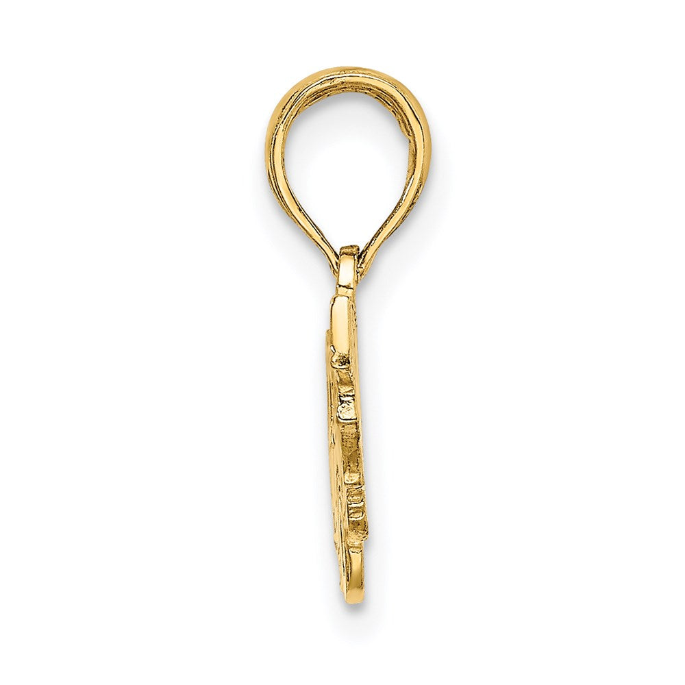 Million Charms 14K Yellow Gold Themed Fire Truck Charm